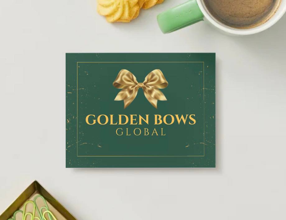 Golden Bows Postcard Service